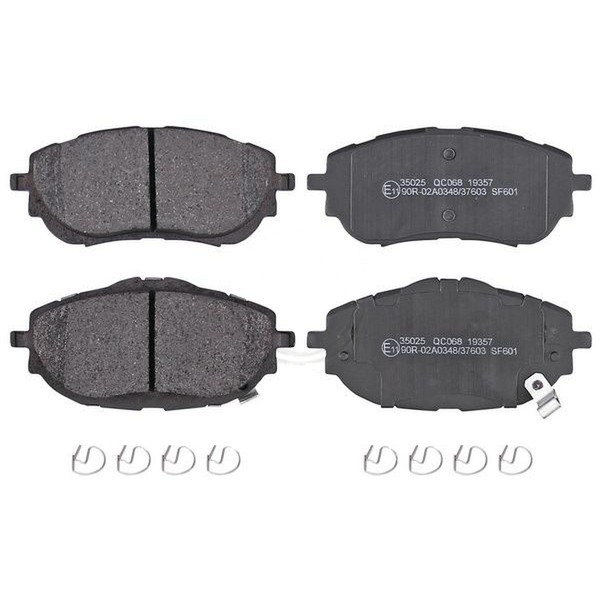 Bremsbelagsatz Mit VerschleißWarnung 18,6 Mm A.B.S. FüR U.A. Toyota Auris-image