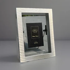 VINTAGE LA VIE MODERN PICTURE FRAME 2x3” METAL GLASS FLOATING PHOTO STANDING BOX