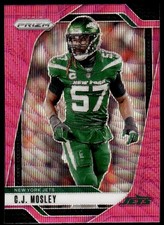 C.J. Mosley 2024 Panini Prizm #227 Pink Wave New York Jets Football Card