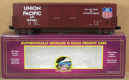 Coche de carga MTH Premier 20-93034 Union Pacific 50' doble puerta enchufable calibre O Nuevo de Lote Antiguo | Condition: New