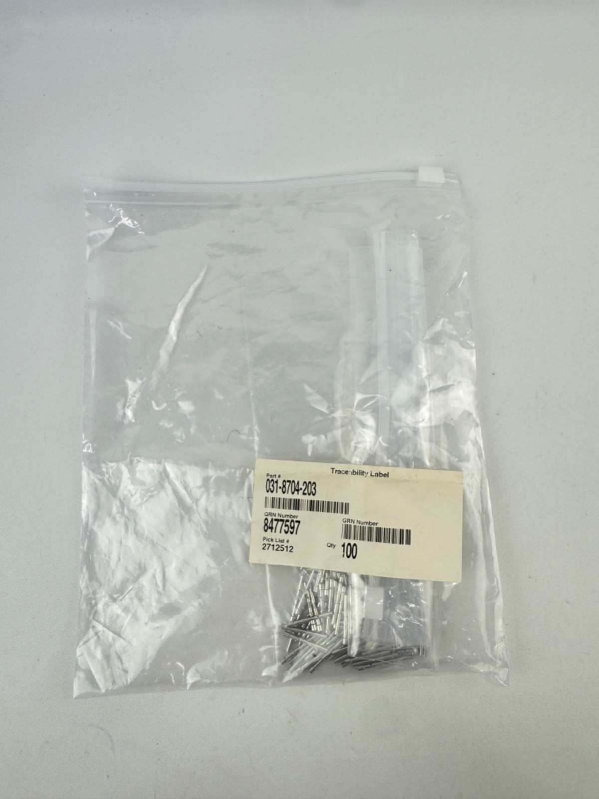 x(100) ITT Cannon 031-8704-203 CONTACT SOCKET 20-24AWG CRIMP