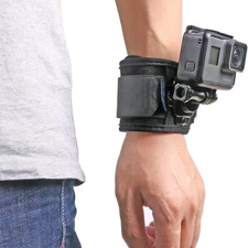Wrist Strap Mount Compatible with GoPro Hero 13/12/11/10/9/8/7//6/5 Black,DJI...