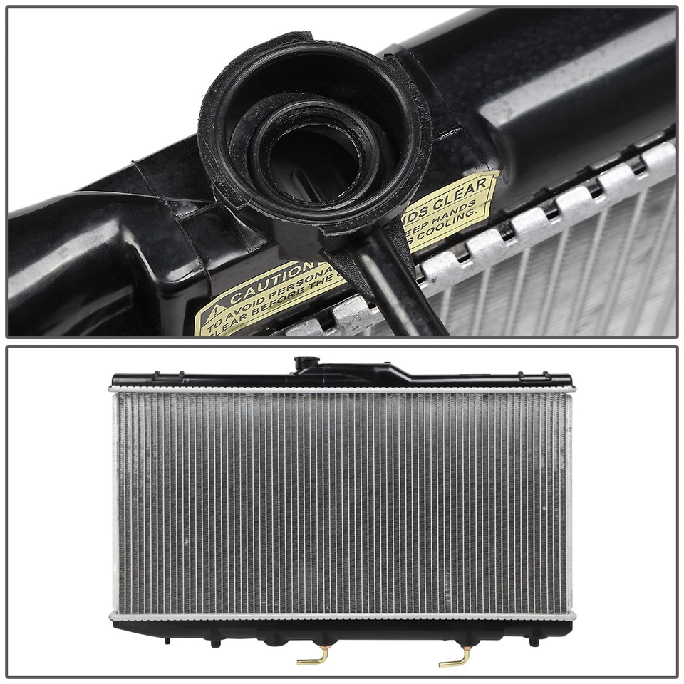 Radiador para Toyota Corolla Geo Prizm AT 1993-1997 estilo OE núcleo de aluminio 1409 Foto 3 de 4