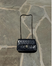 Vintage 7 Series Black Classic Chanel Quilted...