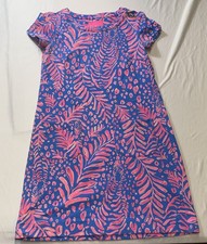Lilly Pulitzer Mila Pink Stretch Shift mini Dress Size XS