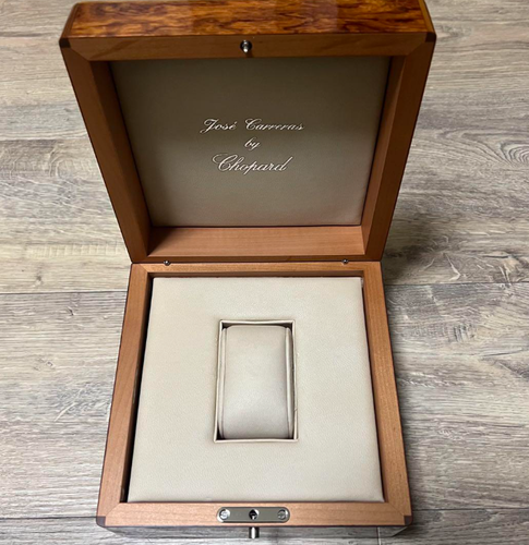 Rare CHOPARD José Carreras Wooden Watch Box & Outer Box | eBay