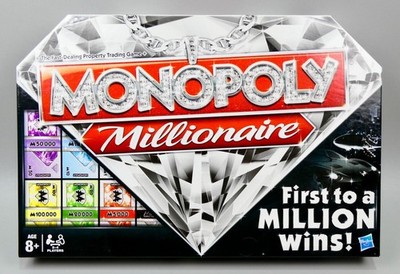 Monopoly Millionär Brettspiel von Hasbro 2012 (8+) 2-4 Spieler - vollständig