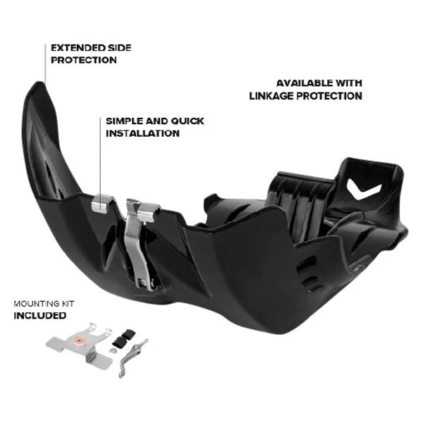 For Husqvarna FC250 2016-2021 Polisport 8468900006 Fortress White Skid Plate Foto 4 de 4