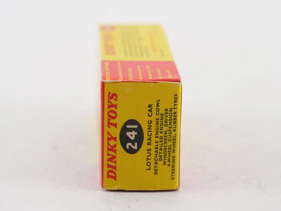 Dinky Toys GB N° 241 Lotus F1 Racing Car #24 In Scatola 1/43 - Immagine 2 di 4