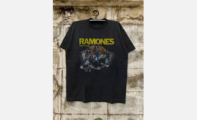 Ramones Road To Ruin T-shirt, Unisex Black Cotton T-shirt, Size S-5XL