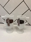 Vtg Rosario Resort Hotel Orcas Island Washington Milk Glass Coffee Mugs 8 oz