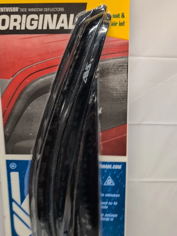 Protector de lluvia AVS visera de ventilación de ventana en canal 4 piezas para Nissan Frontier Navara Foto 3 de 4