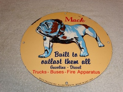 VINTAGE MACK🐶TRUCKS BUSES GASOLINE DIESEL 11 3/4