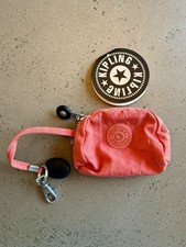 Kipling Monkey "Taylor" Plush Keychain Coral NEW