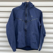 Nike Sportswear Tech Fleece Windrunner Obsidian Blue Black Jacket 805144-473 M