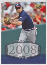 2008 Upper Deck Timeline #217 Chipper Jones Atlanta Braves