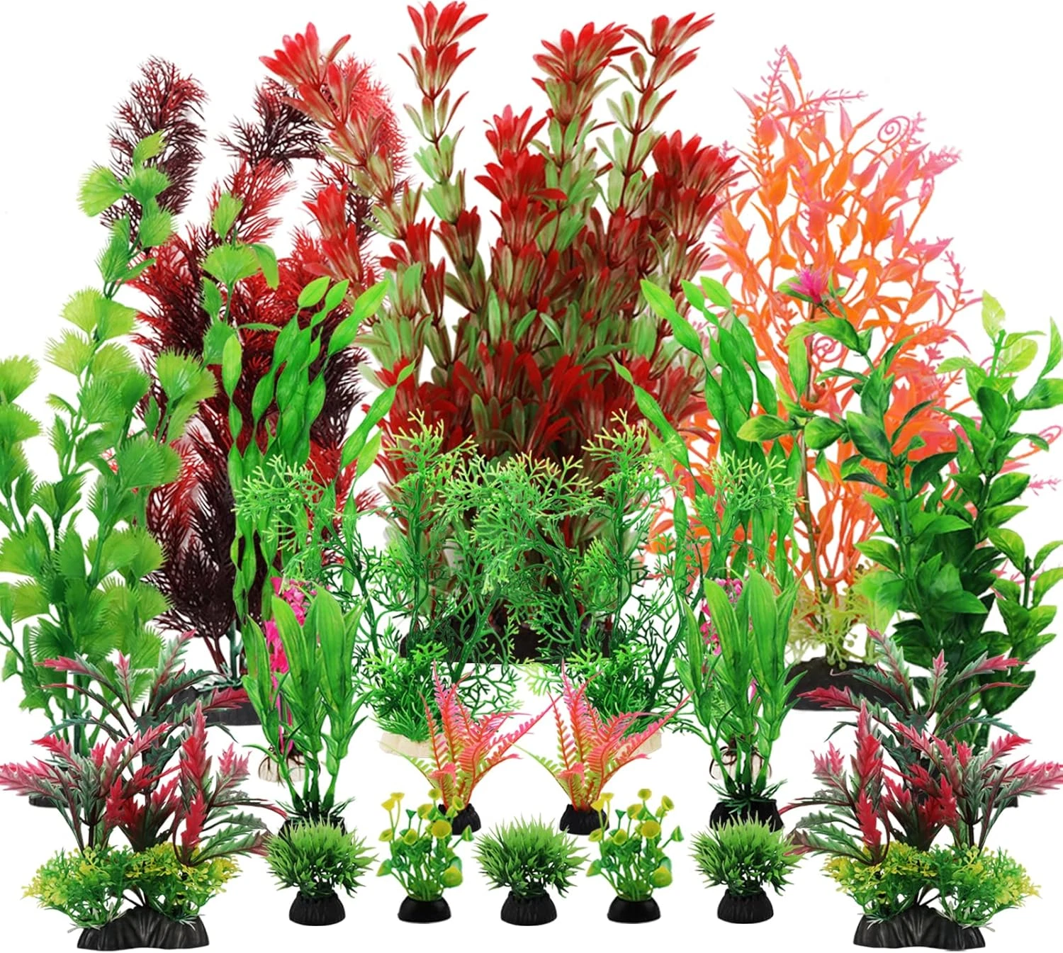 Fish Tank Accessories Aquarium Decorations Plants, 20Pcs Fish Tank Decorations P
Opens in a new wind