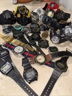 Vintage CASIO G Shock DIGITAL Mens Watch Lot (40 Untested For Parts Repair 4Lb