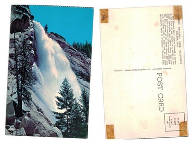 Postkarte - Nevada Fall, Yosemite Nationalpark, Kalifornien UNBESPIELT