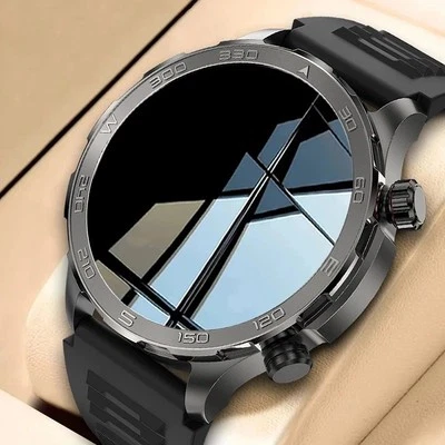 BOXUXING 2025 New Bluetooth Call Smart Watch Men For Huawei AMOLED HD Large Screen Heart