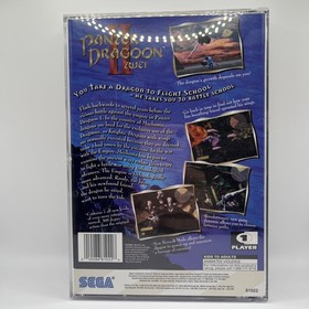 Panzer Dragoon II Zwei (Sega Saturn, 1996) Complete w/Case, Manual + Reg Card!!