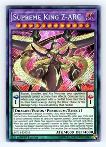 zarc card yugioh QCDB-JP005 Supreme King Z-ARC main image 1