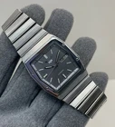 Square Vintage Seiko 5 Automatic Gray Dail Cal 7009-571017 jewels Japan