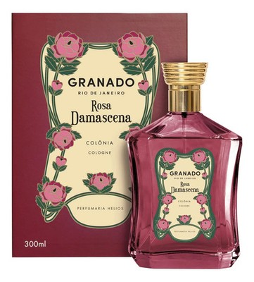 Granado Rosa Damascena Eau de Cologne 300ml Floral Rose Musk Fragrance