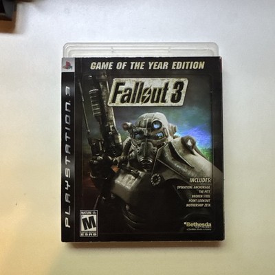 Fallout 3 Game of the Year Edition Sony PlayStation 3 First Print Tested