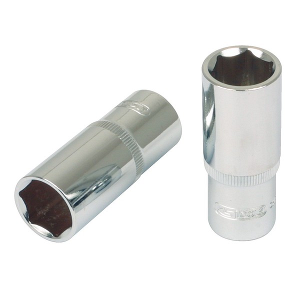 "Ks Tools 918.1258 1/2\" Chromeplus Sechskant-Stecknuss, Lang, 21Mm"-image