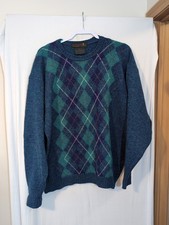 HUNTING HORN CLASSICS - Vtg 90s Pullover Wool Sweater Mens X-LARGE