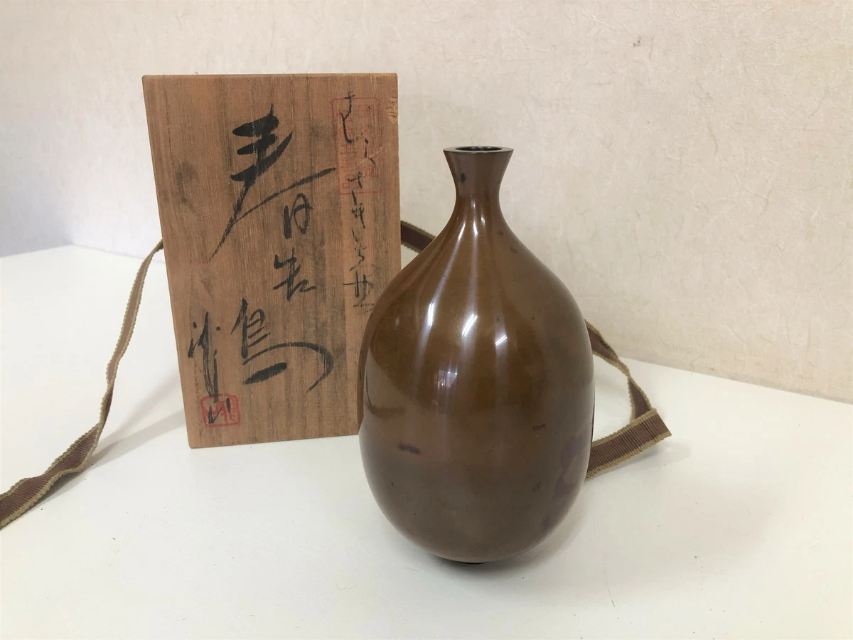 铜日本古董花瓶| eBay