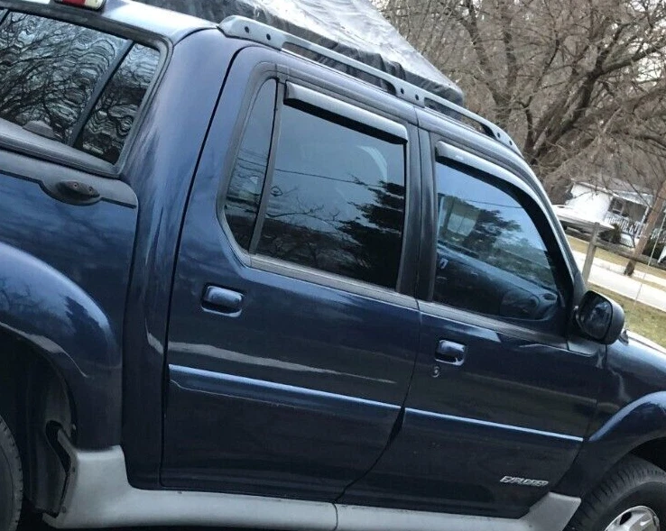 Встроенные вентиляционные козырьки AVS Smoke 3M для Ford Explorer 91-2001 годов выпуска - Изображение 3 из 4