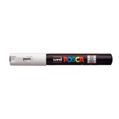 PC-1M Extra Fine Bullet Paint Marker White