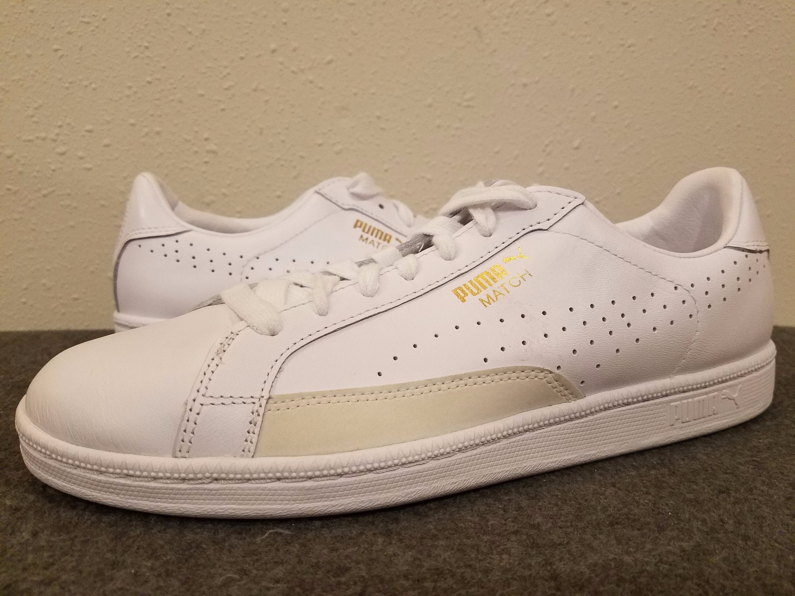 PUMA Match Tennis White Premium Leather Comfortable Brand discount PUMA Match Tennis White Premium Leather Comfortable Brand discount