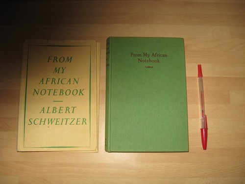 Albert Schweitzer From My African Notebook 1951 DJ rare travel Nobel Peace Prize - Picture 4 of 16