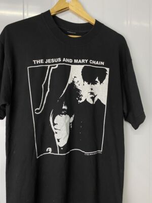 Vintage 90s The Jesus And Mary Chain Black Unisex Cotton Vintage 90s The Jesus And Mary Chain Black Unisex Cotton