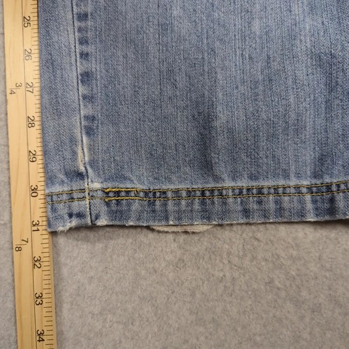VTG Levis Silvertab Carpenter Jeans Mens 33x32 (Fit 33x31) Blue Faded Baggy - Picture 7 of 10