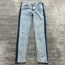 Levi's 721 Jeans Size 27 Womens High Rise Skinny Medium Wash Blue Denim