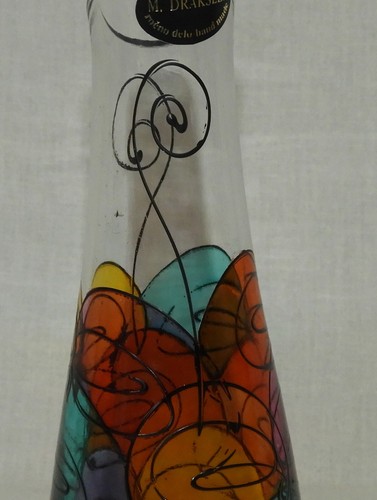 Joli vase soliflore SLOVENIJA M. DRAKSLER Hand - Made (très bon état) 15 cm - Picture 6 of 7
