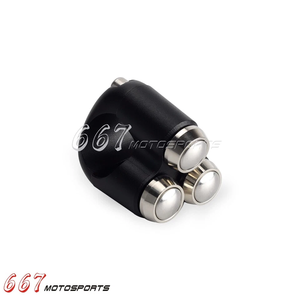 Interruptor de manillar de 1" para BMW R80 R60 Honda CB Harley Bobber Chopper Café Racer Foto 2 de 4