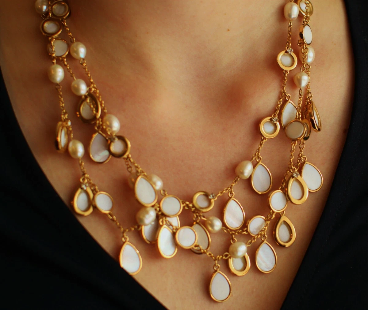 Kate spade mother of pearl necklace 2025