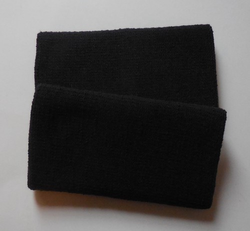 Nike DRI-FIT Premier 2017 DW Wristbands Black/White One Pair - Picture 2 of 2
