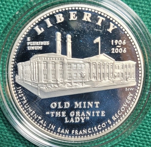 2006 S US 90% Silver Proof Dollar Coin San Francisco Mint Centennial in Fly OGP - Picture 2 of 5