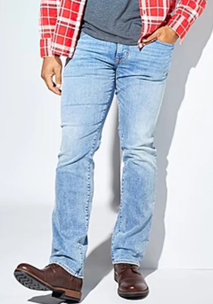 Arizona Big and Tall Mens Regular Fit Bootcut Jean 42x32 eBay