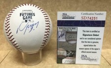 LUIS URIAS PADRES SIGNATURE DEBUT SIGNED 2018 FUTURES BASEBALL JSA SD74251