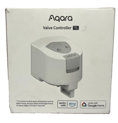 Aqara Smart Valve Controller T1 with Matter, Requires Zigbee 3.0 White 