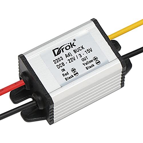Waterproof DC Buck Converter Voltage Regulator 8-22V to 3-15V 5V 12V 3A Adjus... - Picture 2 of 7