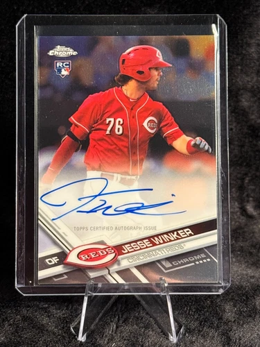 2017 Topps Chrome - Jesse Winker Rookie Auto #RA-JW - Reds RC