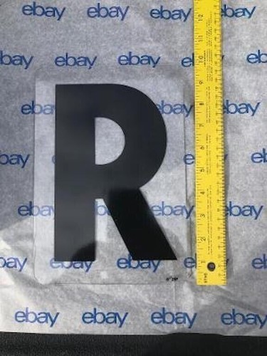 8 inch zip letters changeable outdoor signage marquee letters Letter R